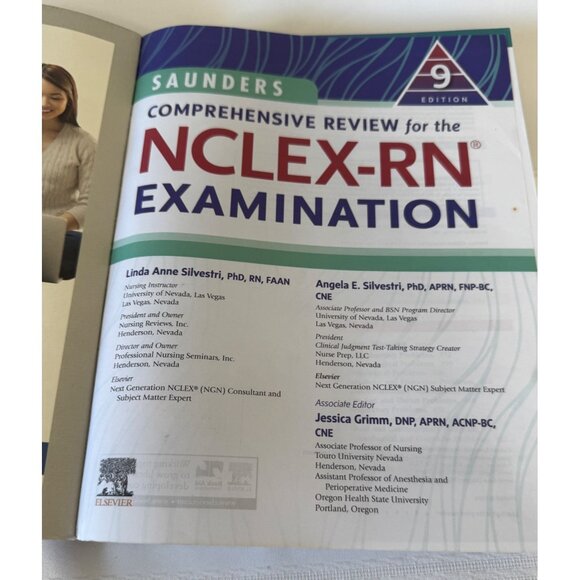 Saunders Comprehensive Review for the NCLEX-RN Exam 9th Edition 978-0323795302 - Picture 2 of 13